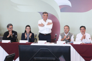 Gobernador Am&eacute;rico Villarreal y director general del Infonavit Octavio Romero se re&uacute;nen con desarrolladores de viviendas; agilizar&aacute;n programa de casas para Tamaulipas
