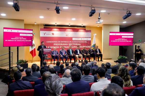 Presentan programa de energ&iacute;a de Tamaulipas &ldquo;Voltam&rdquo;