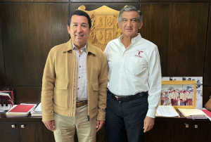 Sostienen Gobernador Am&eacute;rico Villarreal y Alcalde Mario L&oacute;pez importante reuni&oacute;n de trabajo