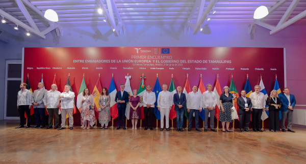 Llegan embajadores de la UE a Tamaulipas, en hist&oacute;rica visita