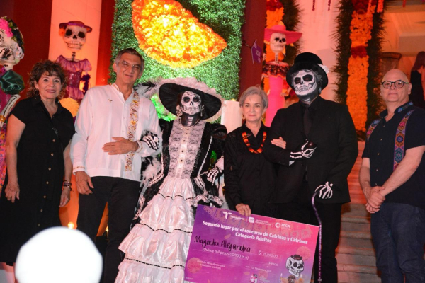 Am&eacute;rico y Mar&iacute;a fortalecen tradiciones del D&iacute;a de Muertos en Tamaulipas