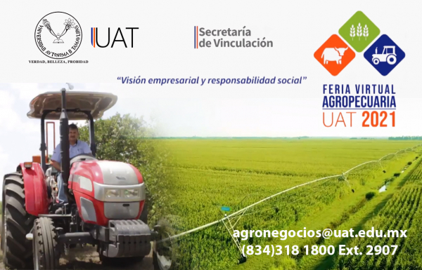 Realizar&aacute; UAT la Feria Virtual Agropecuaria 2021