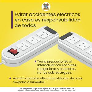 Evitar accidentes el&eacute;ctricos en casa es tara de todos