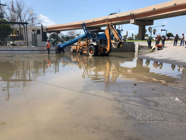 Concluye JAD Labores de Desag&uuml;e Luego de 36 Horas de que se Registraran 5 Pulgadas de Lluvia en Matamoros