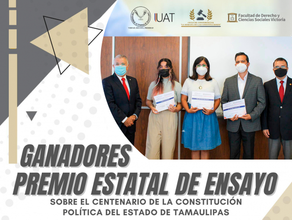Entrega UAT el Premio de Ensayo sobre la Constituci&oacute;n de Tamaulipas