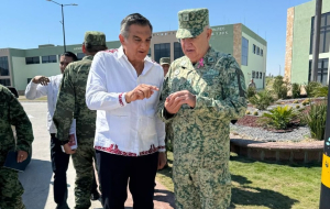 Supervisan titular de la Sedena y gobernador avance de la Agencia Nacional de Aduanas en Nuevo Laredo