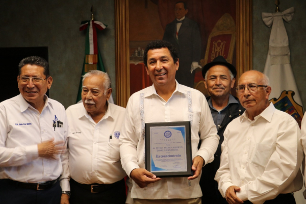 Reconocen masones a Mario L&oacute;pez confianza que el pueblo de Matamoros le brind&oacute; para su reelecci&oacute;n