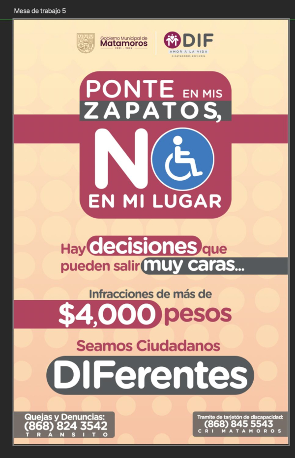 Ponte en mis zapatos, no en mi lugar