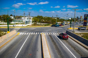 Trabaja Gobierno de Matamoros en se&ntilde;alizaci&oacute;n  y pintado de carriles en avenidas principales