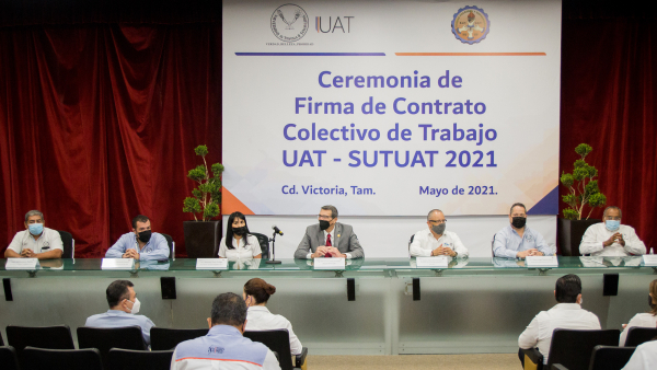 Acuerda UAT incremento salarial con sindicato de trabajadores universitarios