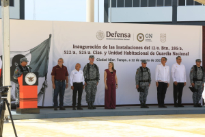 Inaugura Am&eacute;rico instalaciones de la Guardia Nacional en Ciudad Mier para reforzar seguridad regional