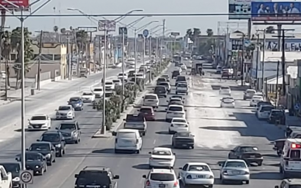 Trabaja Gobierno de Matamoros en modernizaci&oacute;n de la calle Sexta