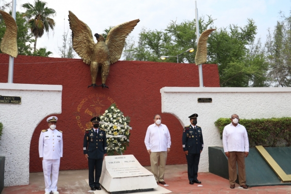 Conmemoran el 173 aniversario de  la Gesta Heroica de Chapultepec
