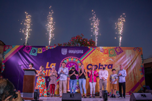 Reinaugura Alcalde Mario L&oacute;pez actividades en la Calle 9; cientos de familias acuden a divertirse