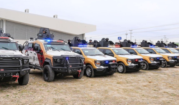 Con equipamiento de parque vehicular a la Guardia Estatal, Tamaulipas se fortalece en materia de seguridad