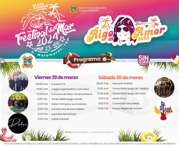 Programa Festival del Mar 2024