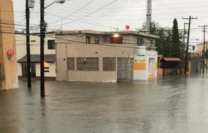 Hurac&aacute;n Hanna deja inundaciones  en partes bajas de Matamoros