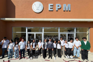 Rector de la UAT fortalece infraestructura de la Prepa Mante