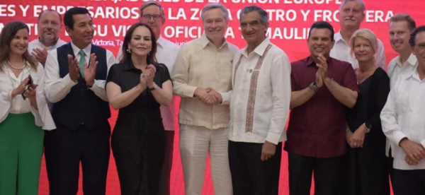 Matamoros, referente en desarrollo industrial y comercial dijo ante embajadores de la Uni&oacute;n Europea, el Alcalde Mario L&oacute;pez Hern&aacute;ndez