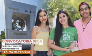 Convoca la UAT a sus estudiantes a participar por la beca Futuro Tamaulipas