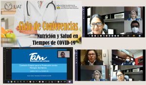Imparte UAT temas de Nutrici&oacute;n y Salud en Tiempos de Covid-19