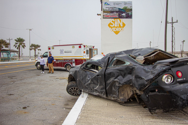 Exhorta Protecci&oacute;n Civil a respetar medidas de seguridad para evitar accidentes en Playa Bagdad