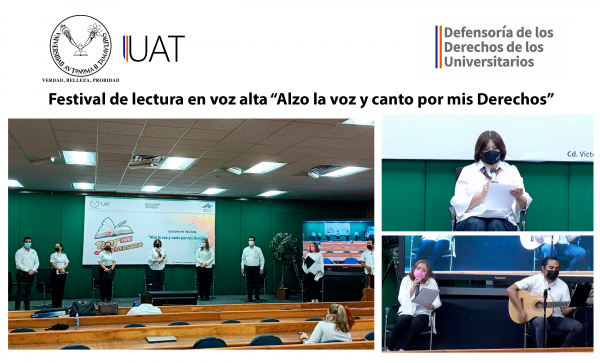 Realiza UAT festival de lectura por los derechos de los universitarios