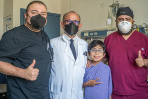 Yrving vuelve a casa tras recibir regalo de vida en Hospital Infantil de Tamaulipas