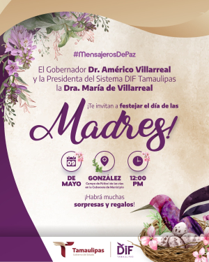 Festejar&aacute;n Dr. Am&eacute;rico y Dra. Mar&iacute;a a las madres  de Gonz&aacute;lez