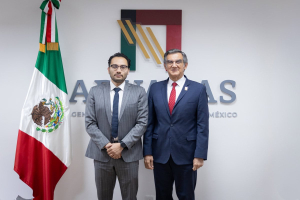 Se re&uacute;ne Am&eacute;rico con nuevo titular de Aduanas; impulsa proyectos estrat&eacute;gicos en Tamaulipas