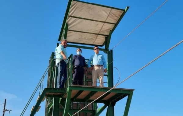 Trabaja Gobierno de Matamoros en parque costero de Playa Bagdad
