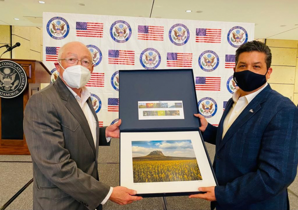 Embajador de Estados Unidos agradece al Gobernador de Tamaulipas tras reuni&oacute;n de trabajo