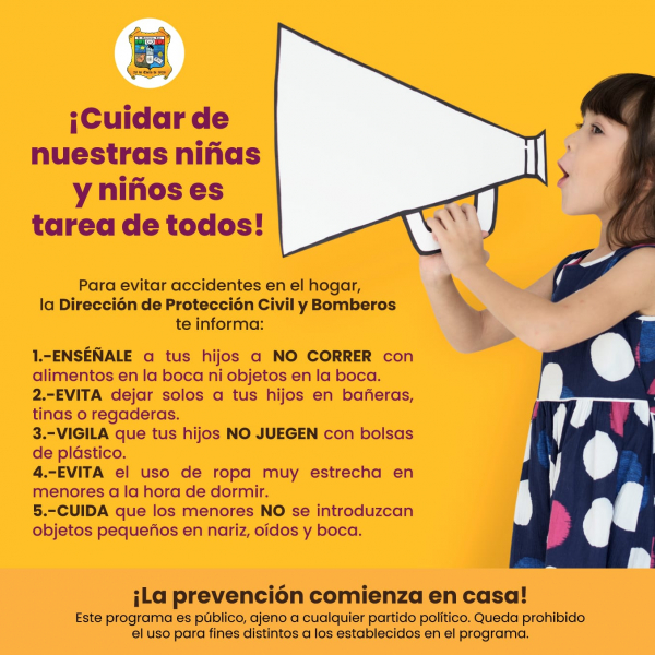 &iexcl;Cuidar de nuestras ni&ntilde;as y ni&ntilde;os es tarea de todos!