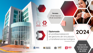 Invita la UAT a cursar el diplomado en vinculaci&oacute;n y transferencia tecnol&oacute;gica