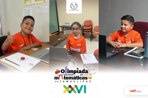 Talento tamaulipeco destaca en la Olimpiada Nacional de Matem&aacute;ticas