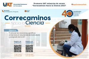 Promueve UAT estancias de verano &ldquo;Correcaminos hacia la ciencia 2023&rdquo;