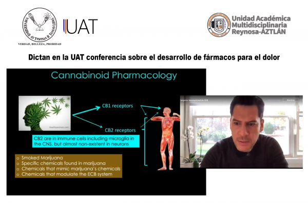 Dictan en la UAT conferencia sobre el desarrollo de f&aacute;rmacos para el dolor