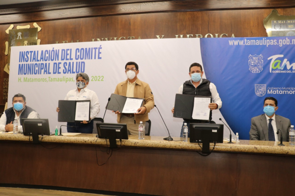 Rinde protesta Comit&eacute; Municipal de Salud; Matamoros ejemplo de esfuerzo coordinado con el Estado
