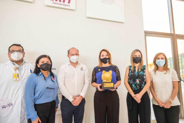 Entrega Telet&oacute;n reconocimiento a DIF Tamaulipas por ser el primer lugar nacional en recaudaci&oacute;n