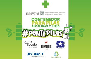 Instala Gobierno de Matamoros siete centros de  acopio para recolecci&oacute;n de pilas alcalinas y de litio