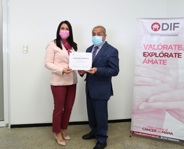 Inicia DIF Matamoros a Semana &ldquo;P&iacute;ntate de Rosa&rdquo; con Conferencia Virtual