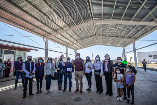 Contin&uacute;a Mario L&oacute;pez cumpliendo con la educaci&oacute;n; entrega techumbre en Jard&iacute;n de Ni&ntilde;os &ldquo;Luis Pasteur&rdquo;