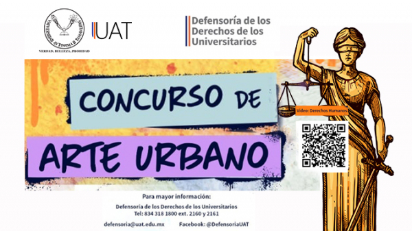 Convoca UAT al concurso de arte urbano sobre derechos de los universitarios