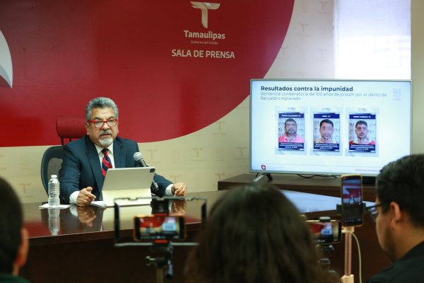 No habr&aacute; tregua para construir la paz que Tamaulipas necesita: Vocero de Seguridad