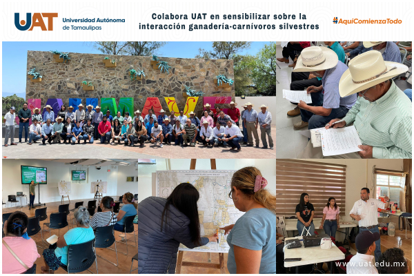 Colabora UAT en sensibilizar a productores rurales sobre la interacci&oacute;n del ganado y carn&iacute;voros silvestres