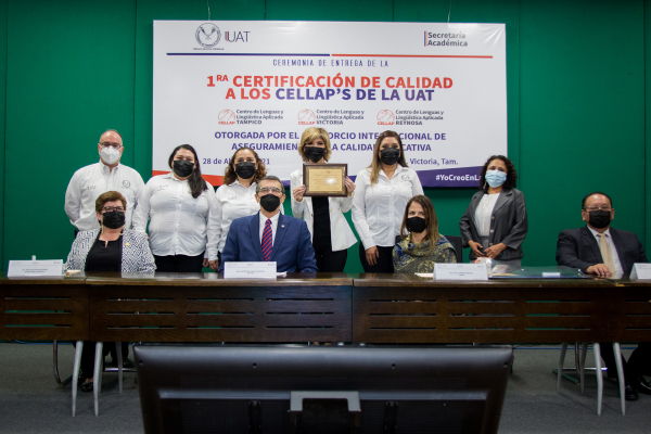 Certifican la calidad de centros  de idiomas CELLAP de la UAT