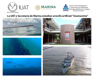 UAT y Secretar&iacute;a de Marina estudian el arrecife artificial Usumacinta E-20