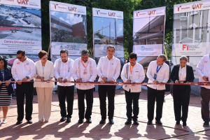 Gobernador y rector inauguran obras que fortalecen crecimiento de la UAT