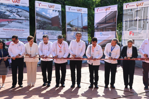 Gobernador y rector inauguran obras que fortalecen crecimiento de la UAT