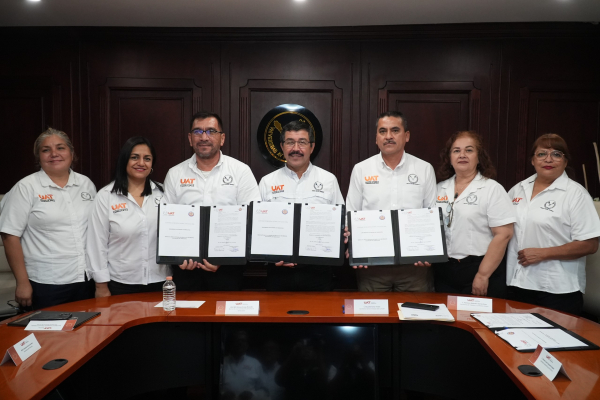 La UAT y el SUTUAT firman convenio de revisi&oacute;n salarial 2026